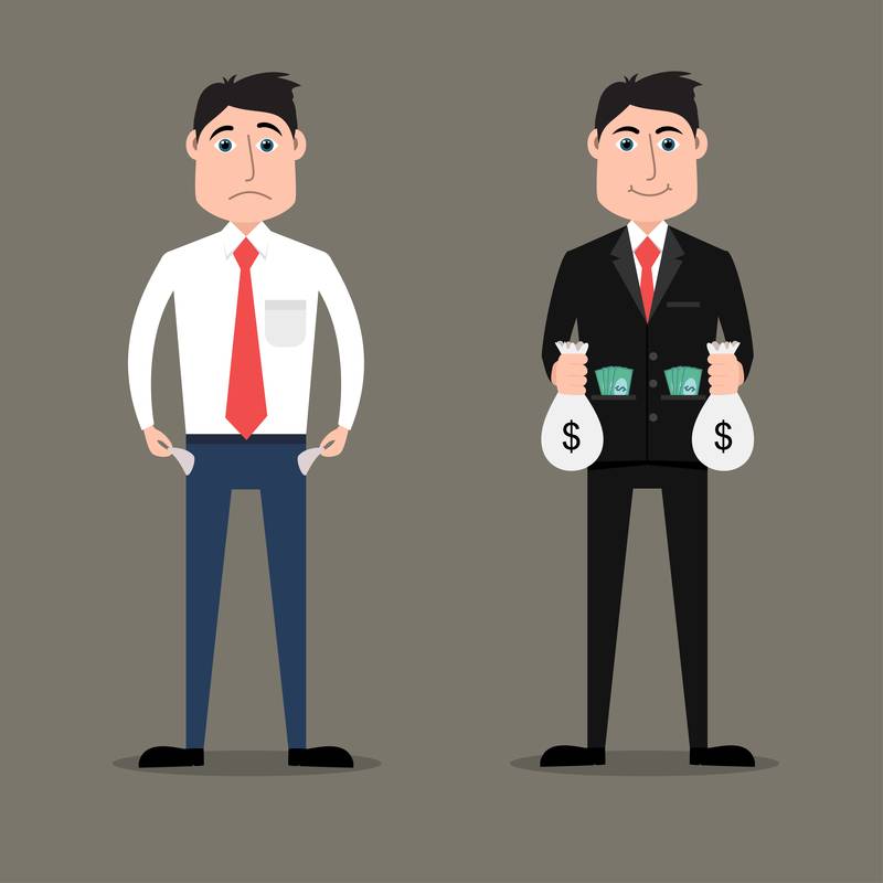rich vs poor