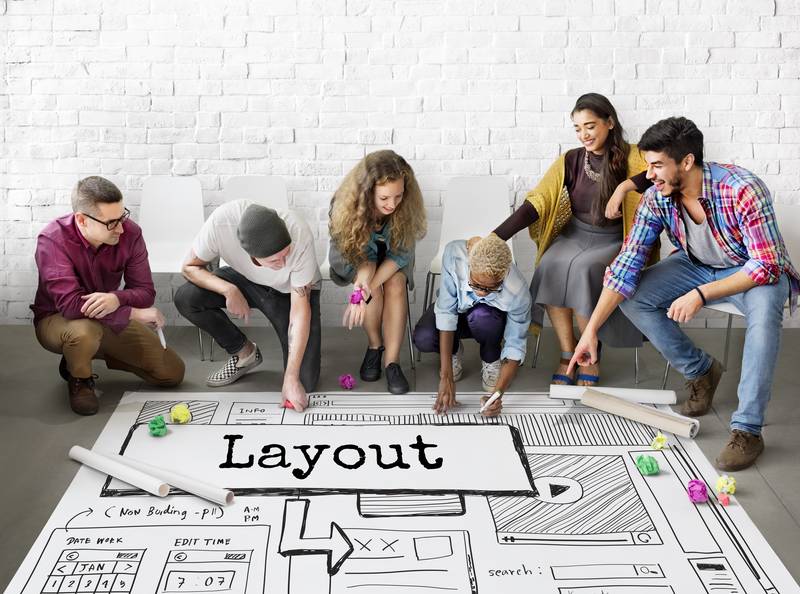 Layout Template Website Design Web Concept